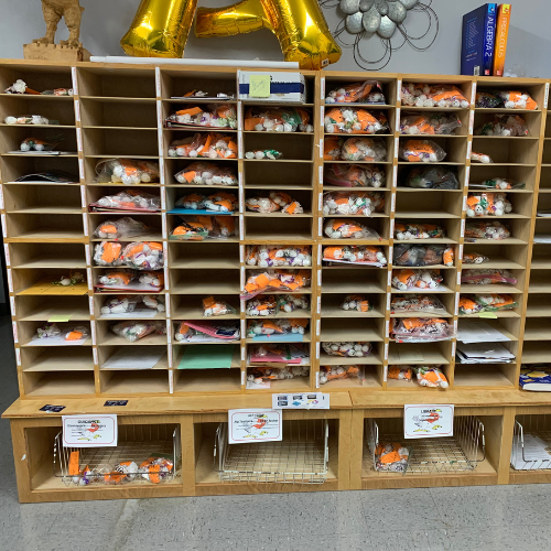 teacher mailboxes with boograms