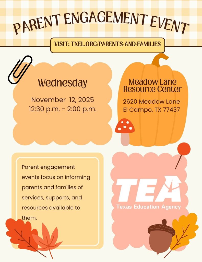 Parent Engagement Event - November 12, 2025 flyer