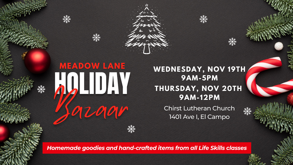 holiday bazaar 2025 november 19 and 20th flyer