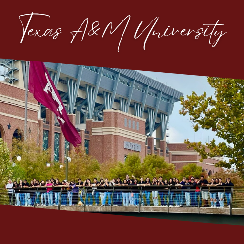 group picture on bridge by kyle field