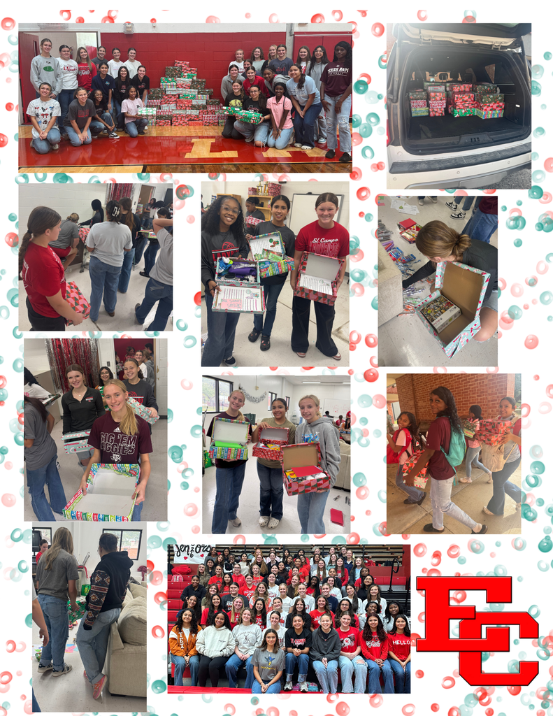 collage of pictures of girls with wrapped boxes for kids