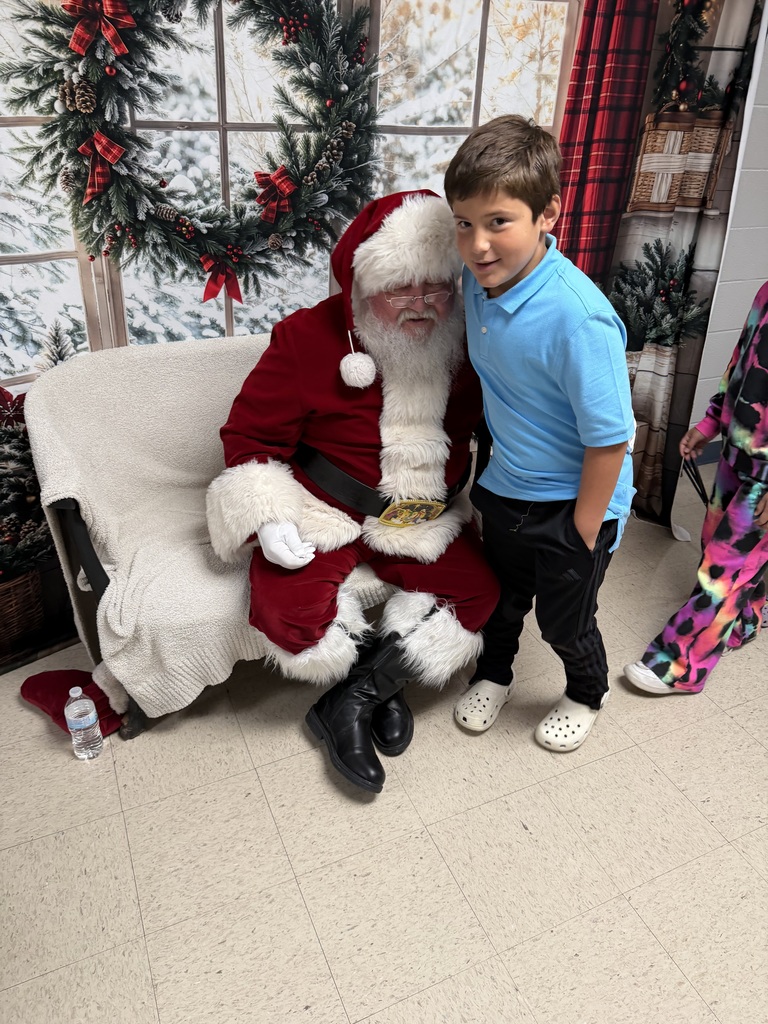 santa with young boy