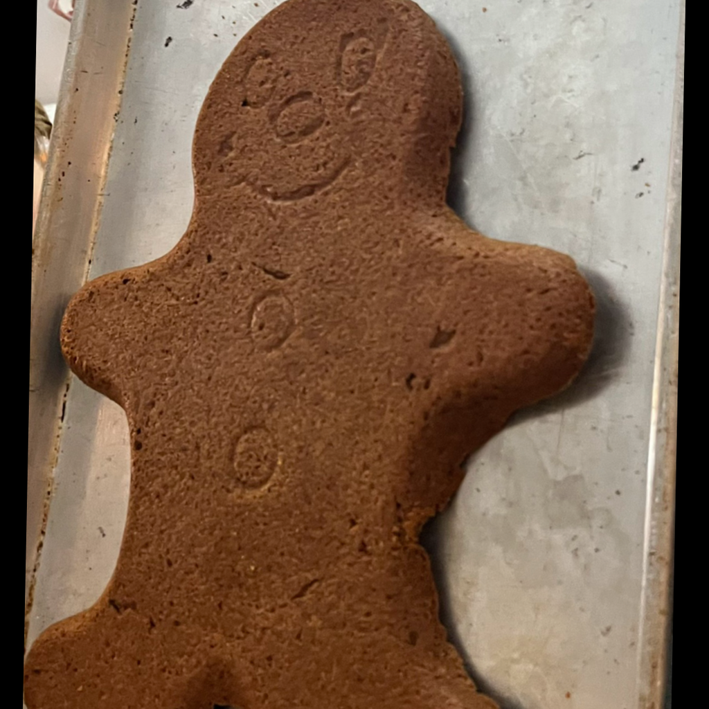 baked gingerbread man