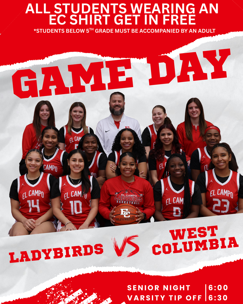 flyer with team picture and game information