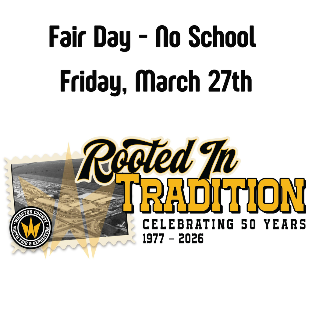WCYF logo with the caption "fair day - no school Friday, March 27th