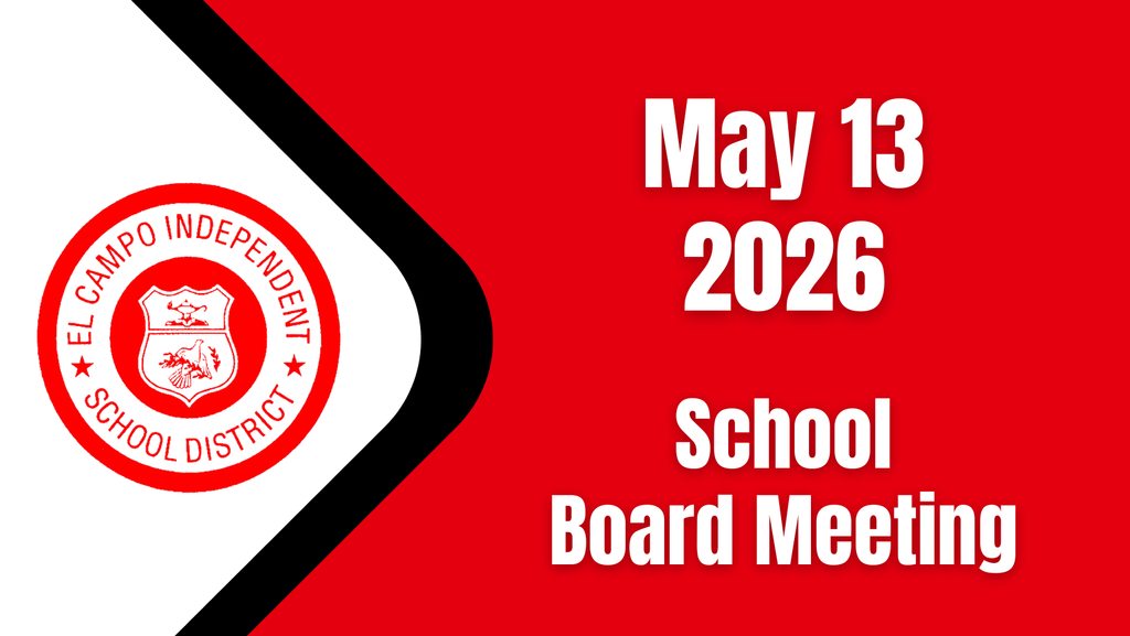 May 13, 2026 school board meeting logo