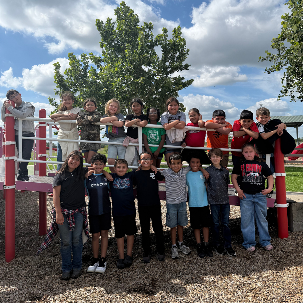 group picture of 3rd graders at the park