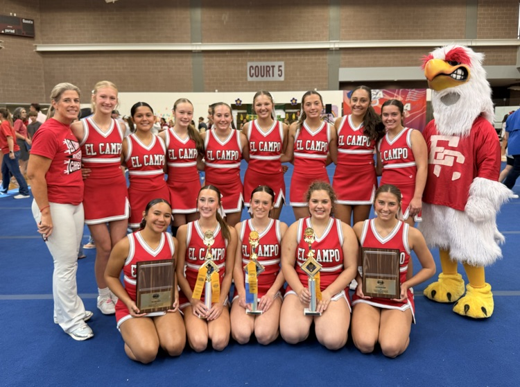 squad posing with awards