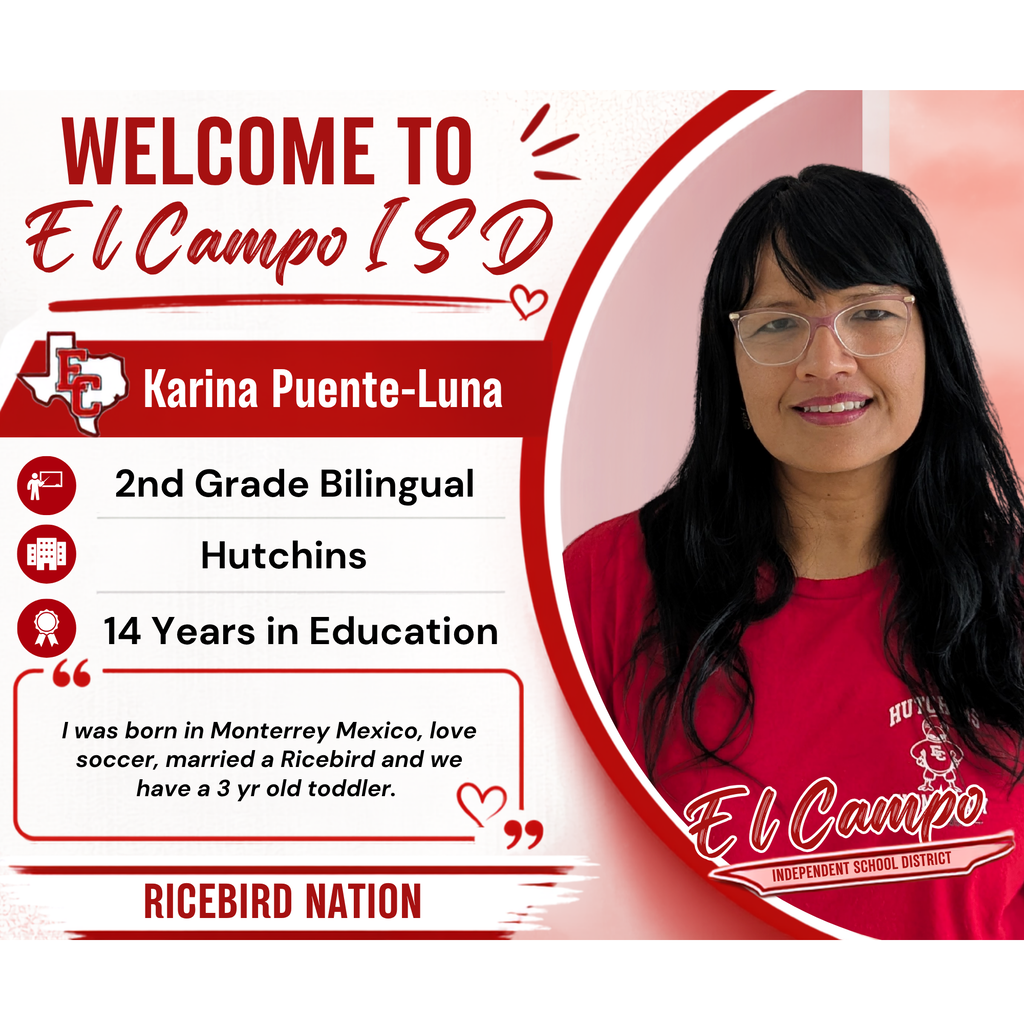 Karina will be teaching 2nd grade bilingual at hutchins