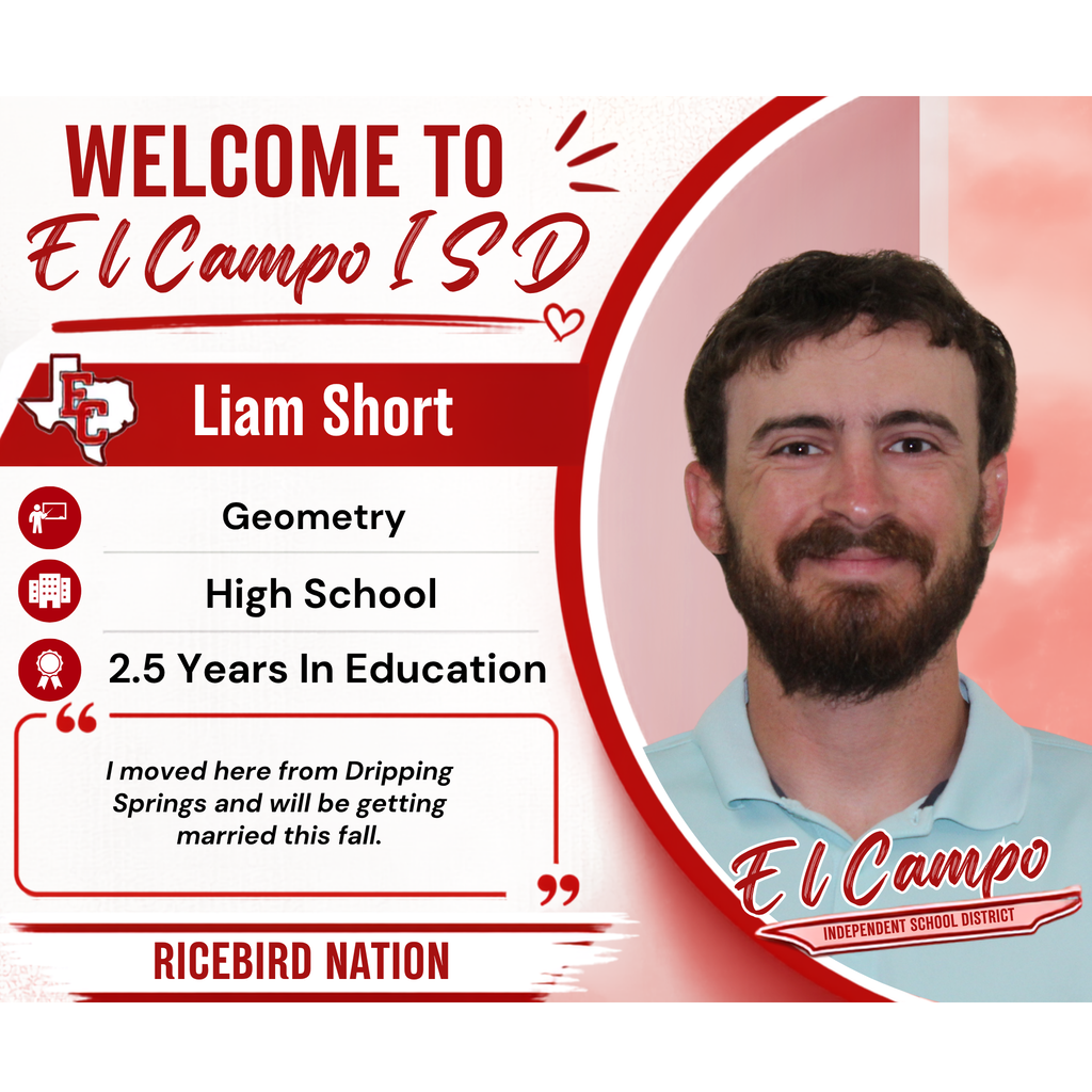 Liam short will teacher geometry at the high school