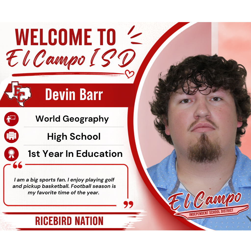 barr will teach world geography at the high school
