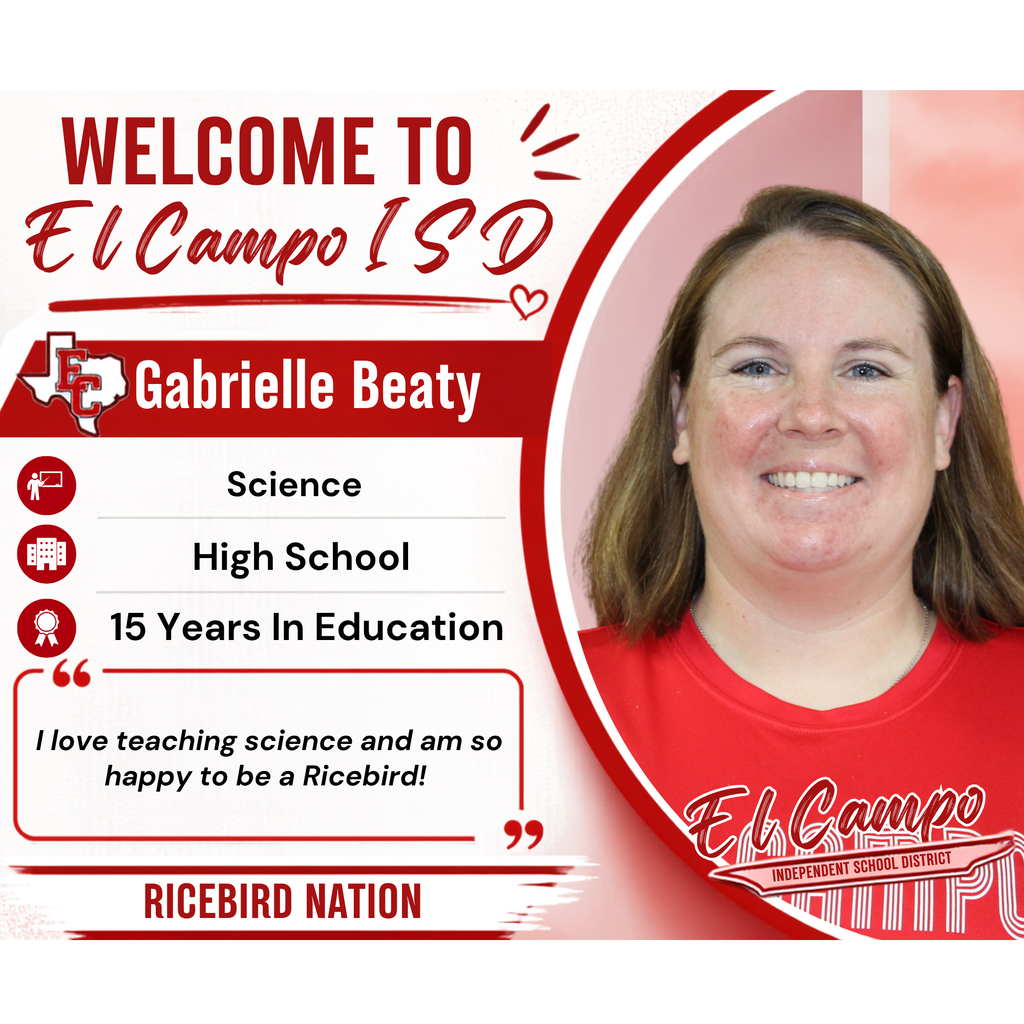 beaty will teach science at high school