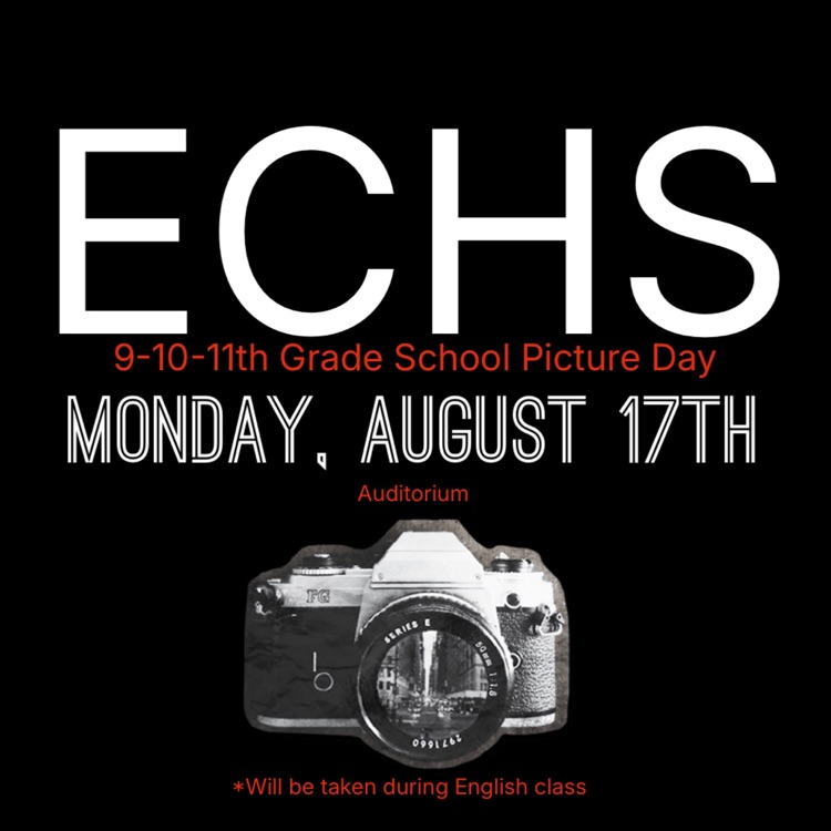 underclassman picture day Monday, August 17