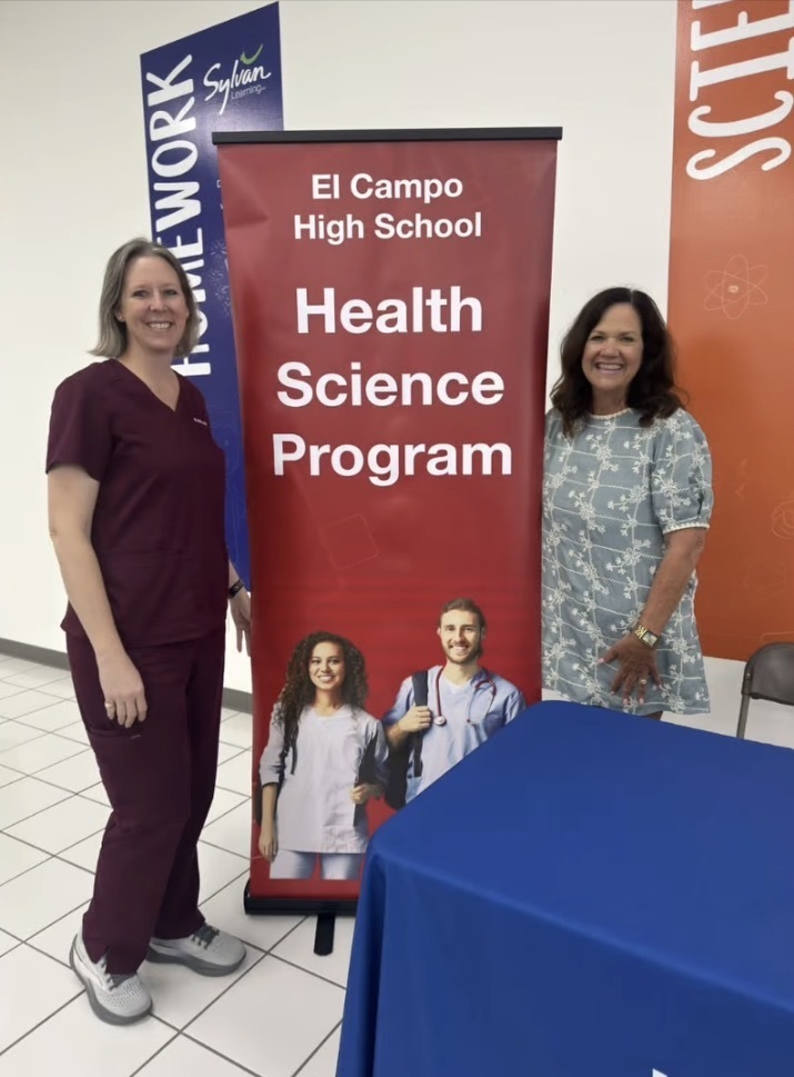 kacer and hunt by an ECHS health science program banner