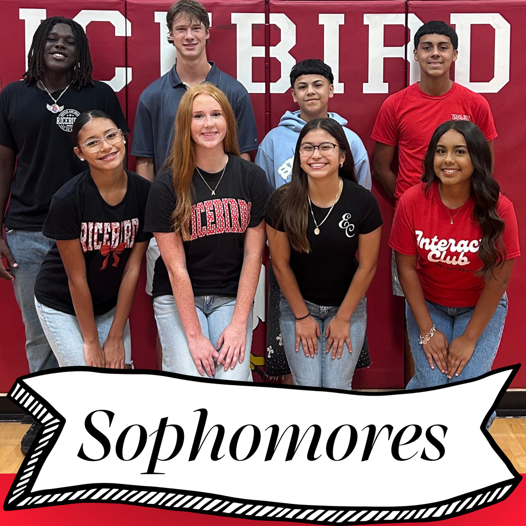 Sophomore Duke & Duchess: Boys Left to Right: Ga'Kaden Farrow, Grant Guttenberger, Jeremy Garza, Alex Hernandez Girls Left to Right: Emerald Gentry, Ally Orsak, Mariexa Medina, Jacqueline Melgar
