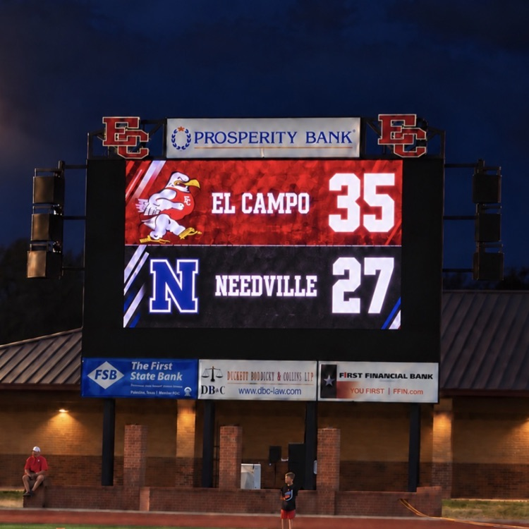El Campo 35 Needville 27 scoreboard