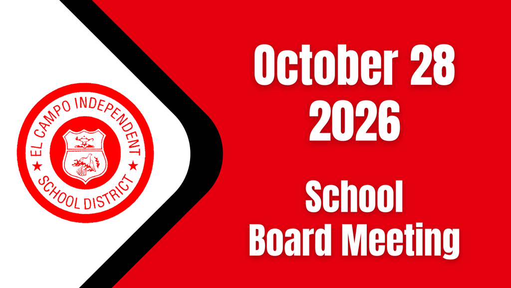 logo for october 28 school board meeting