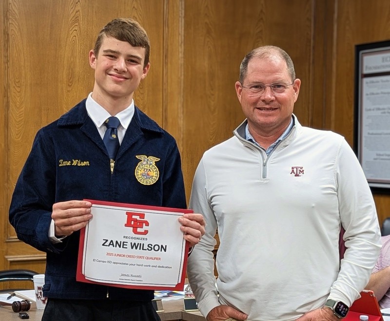 wilson with mr. russell