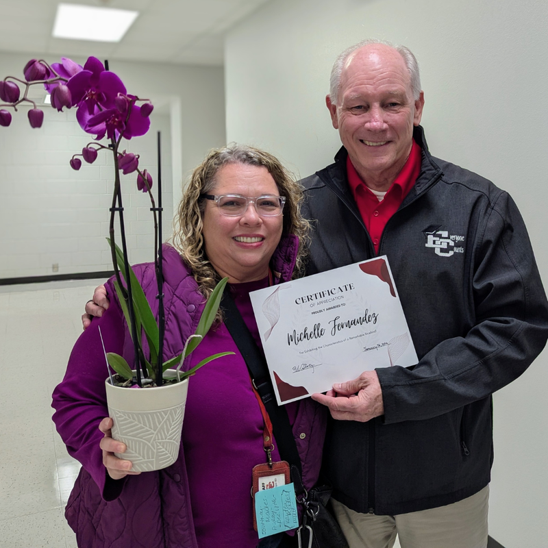 fernandez with superintendent