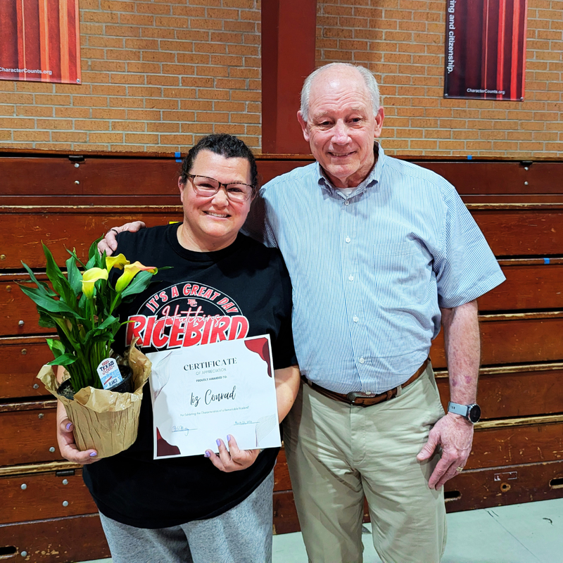 Liz with bob callaghan