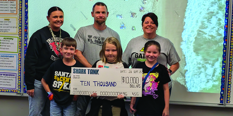 Grandview fourth grade Shark Tank winners