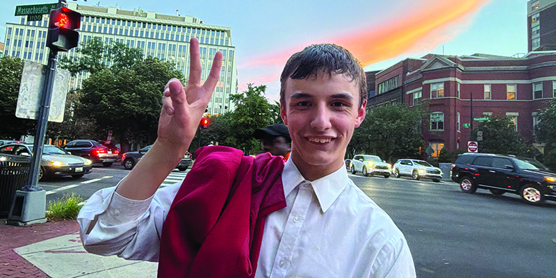 Gage Walden in Washington D.C.