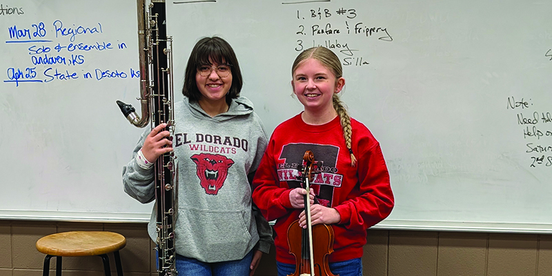 Justus Browne and Addison Penner