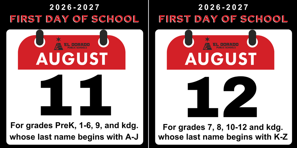First Day of School August 11