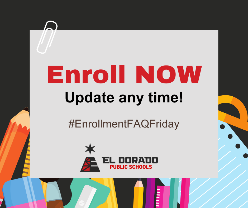 Enroll now, update any time