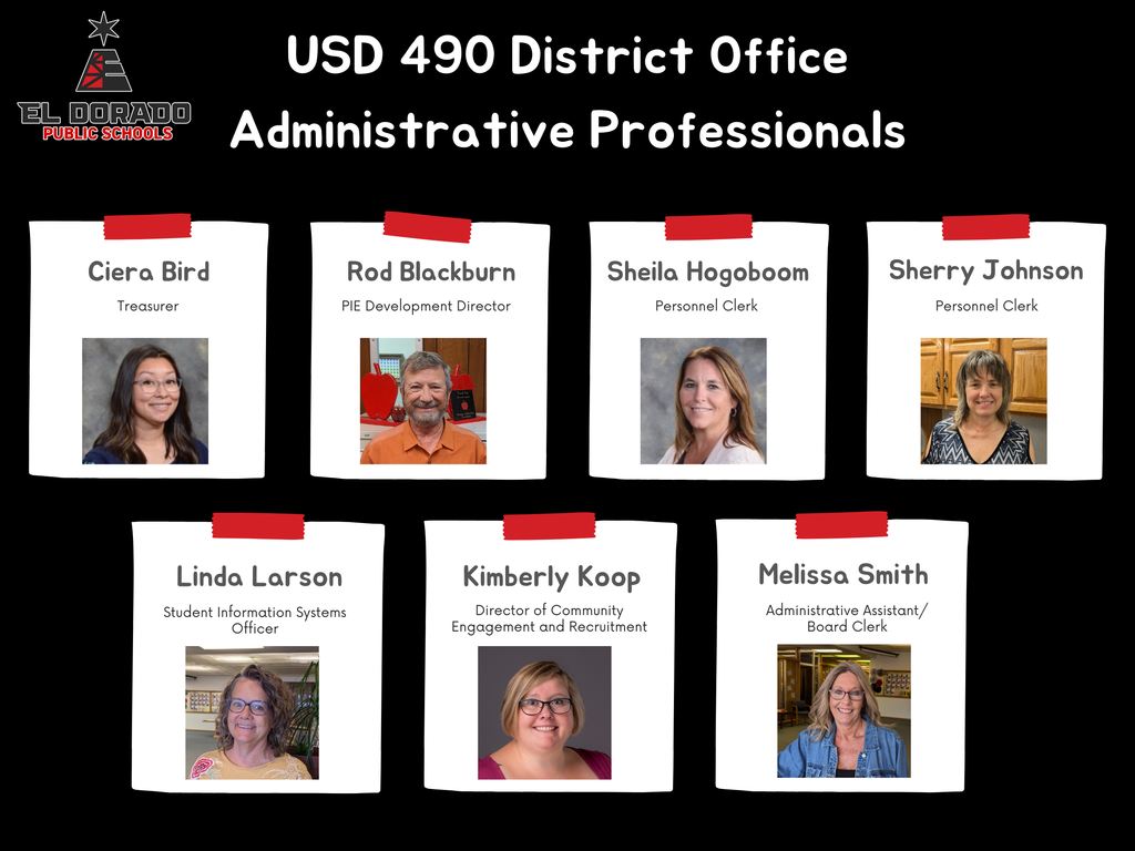 USD 490 District Office Administrative Professionals