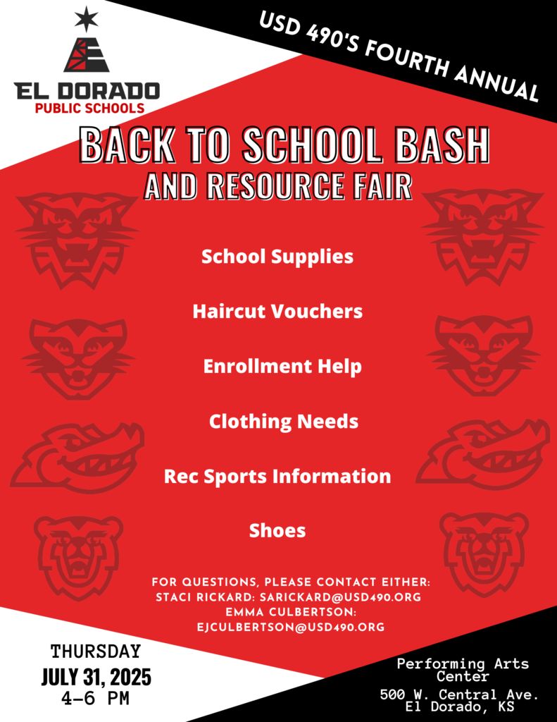 Back to School Bash at the PAC July 31 from 4-6 p.m.