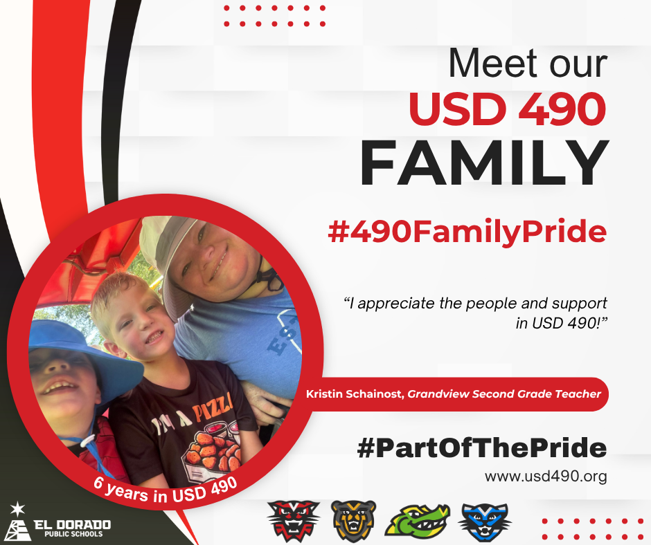 Meet our USD 490 Fmaily Pride member Kristin Schainost