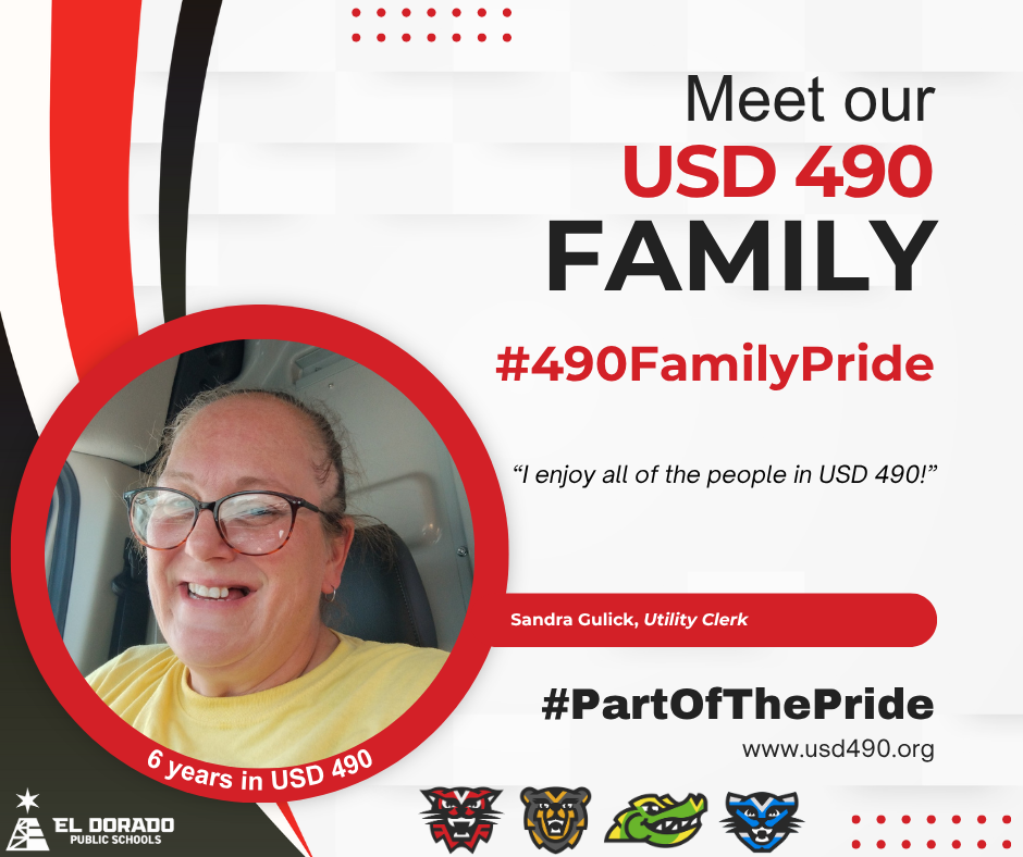 Meet our USD 490 Family Pride member Sandra Gulick