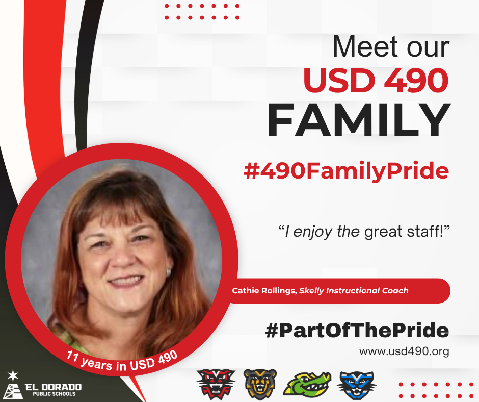 Meet our USD 490 Family Pride member Cathie Rollings