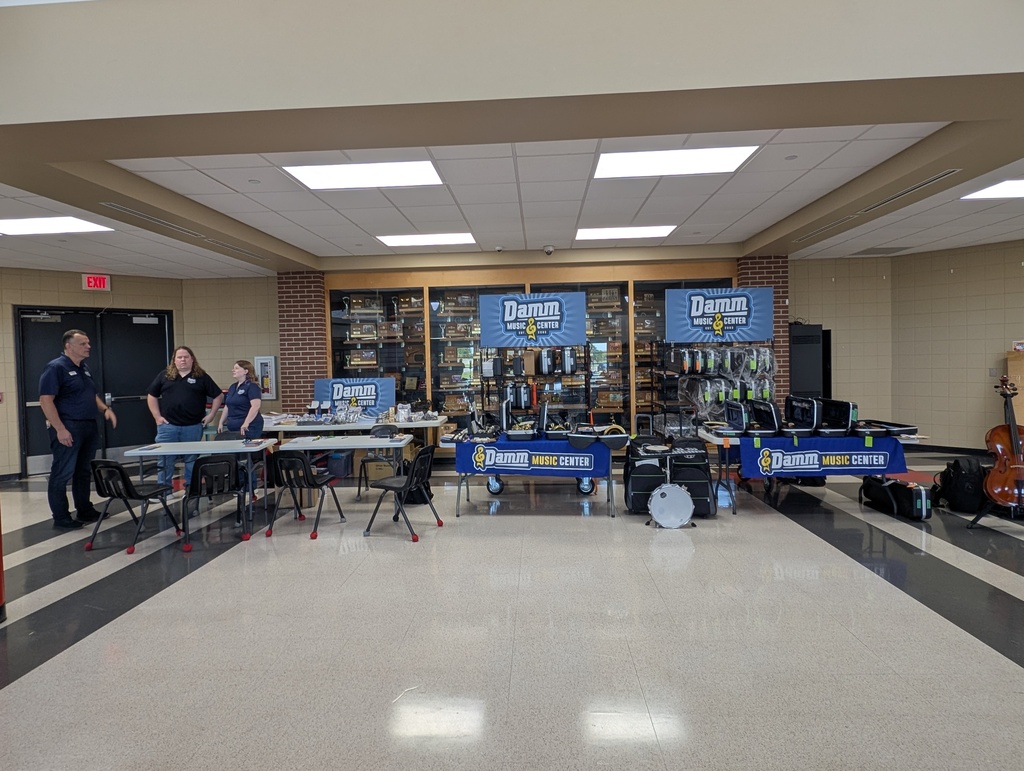 musical instrument display