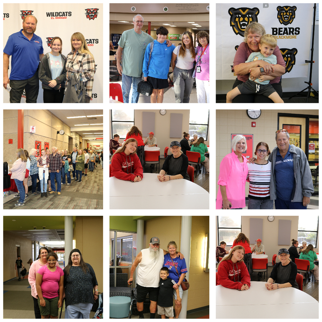 photo collage from Grandparent Day celebrations