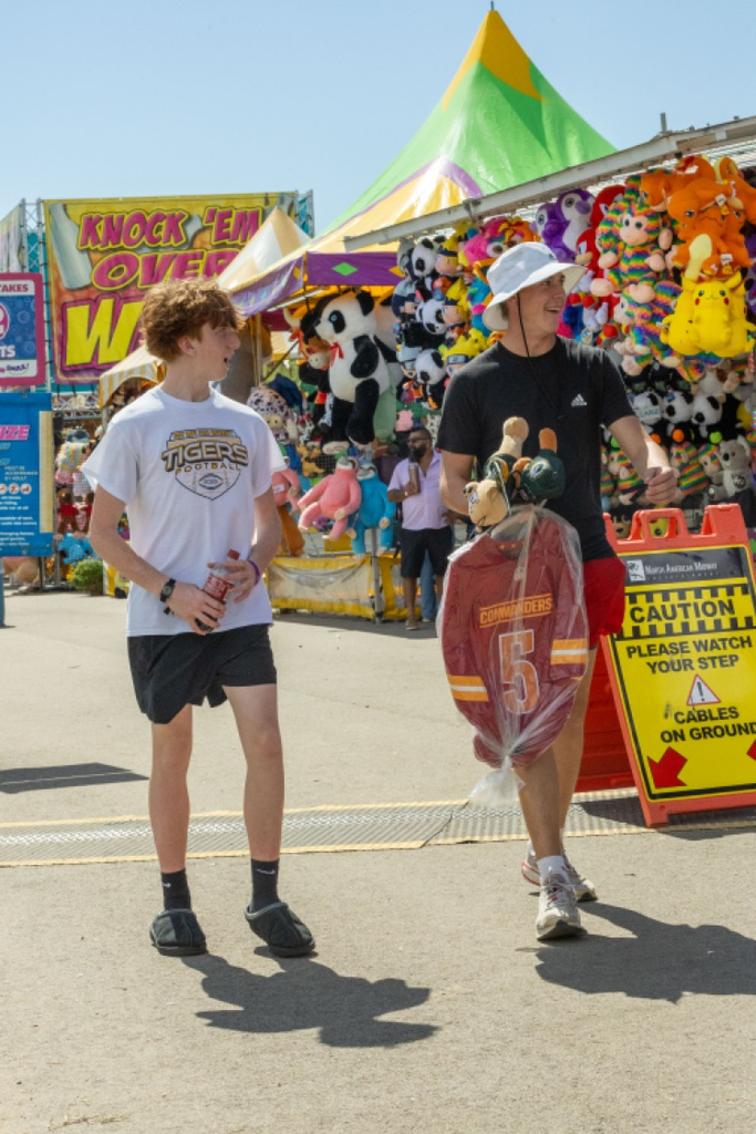students at the state fair