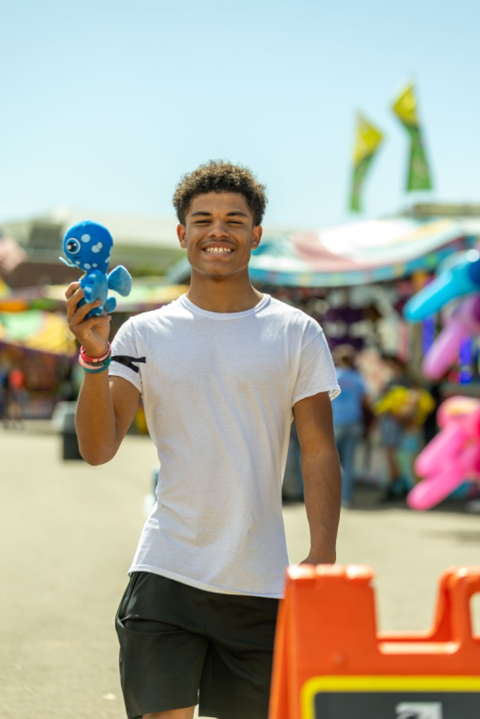 students at the state fair