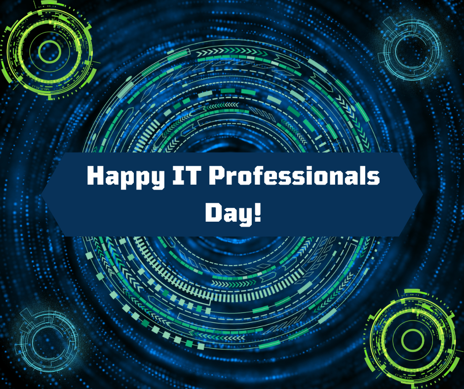 Happy IT Professionals Day graphic