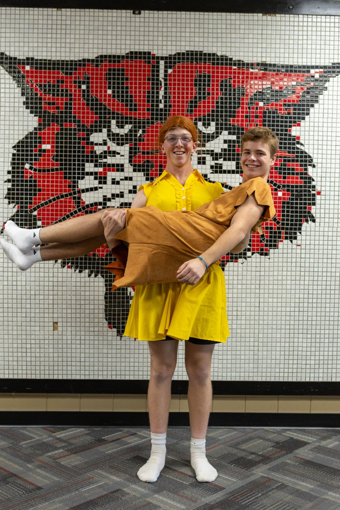 two students dressed as Tarzan and Jane