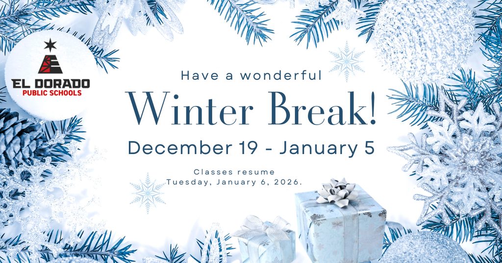 Winter Break December 19 - January 5