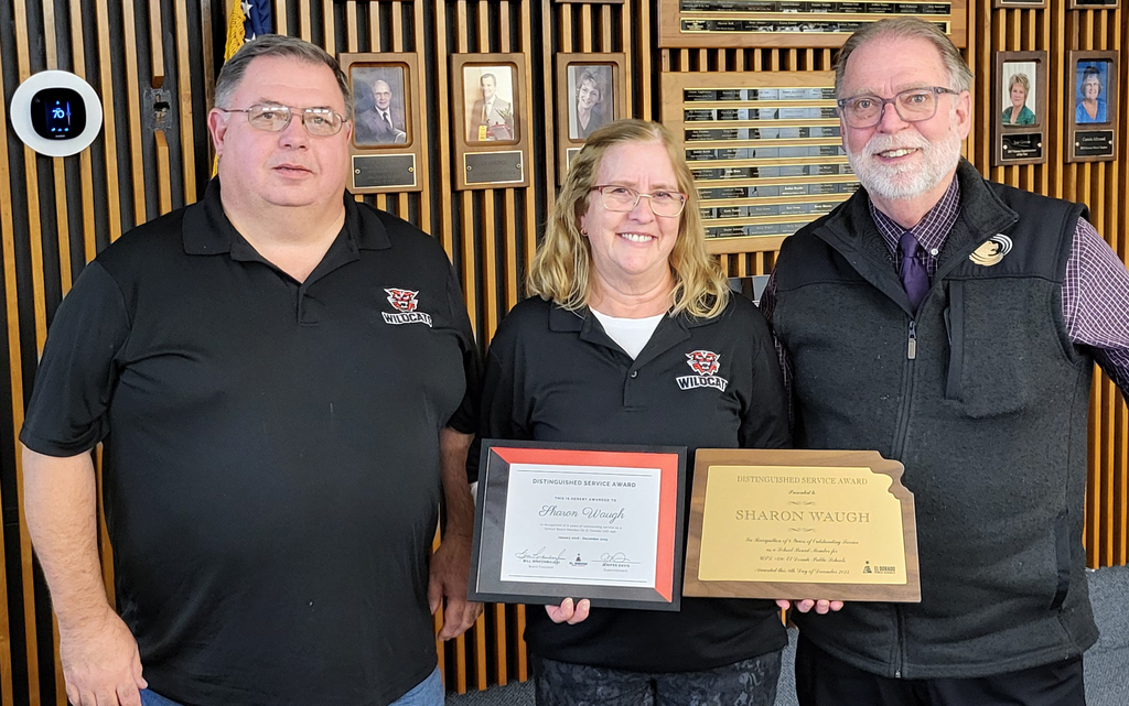 BOE VP Roger Smith, Sharon Waugh, BOE President Bill Rinkenbaugh