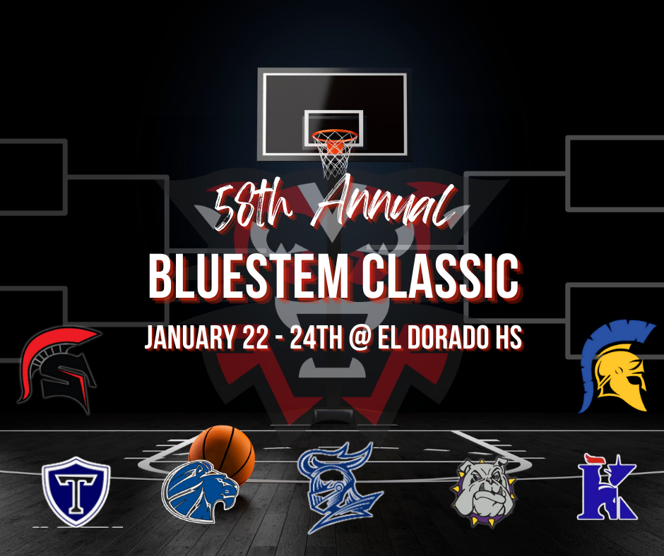 58th Annual Bluestem Classic January 22-24th at El Dorado High School