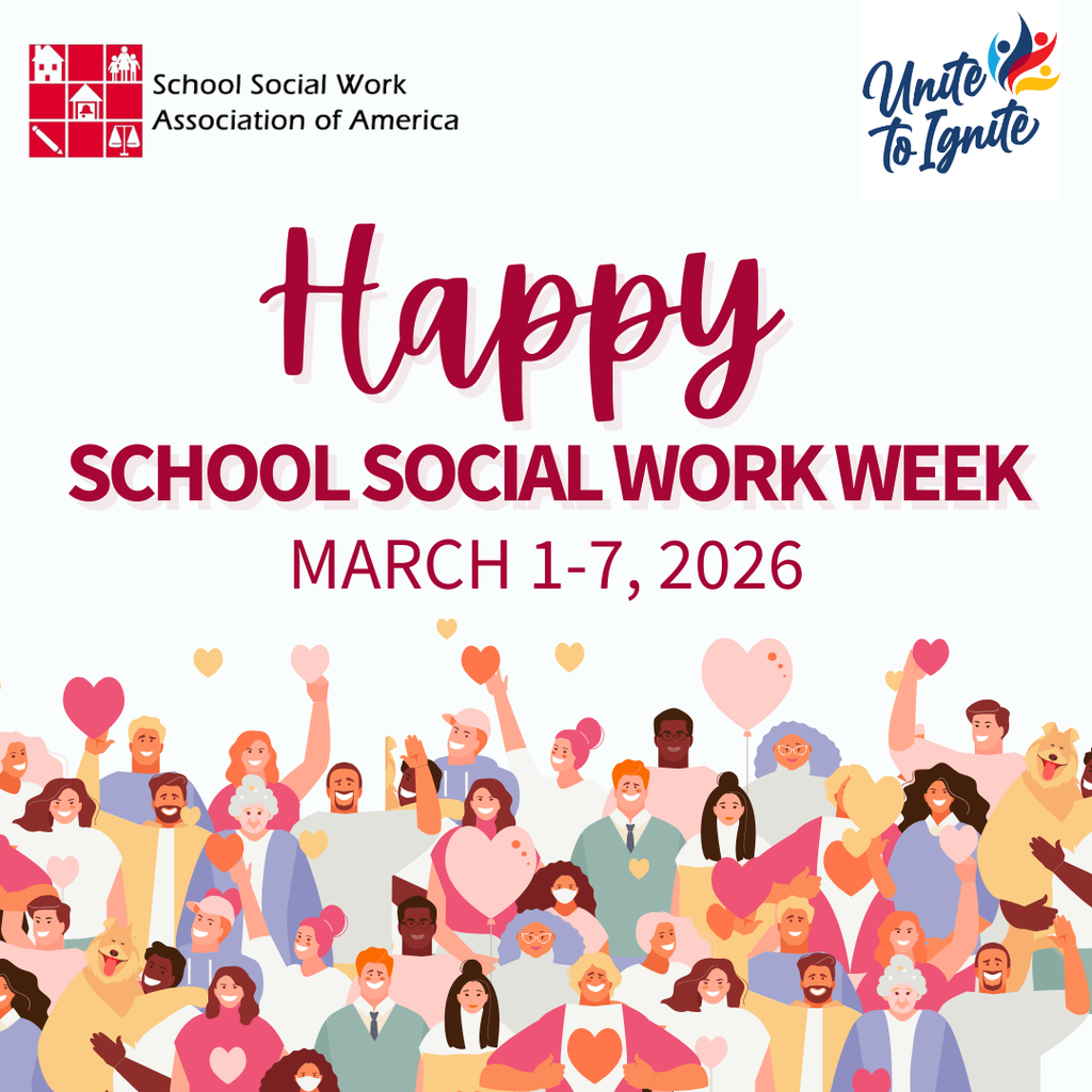 Happy School Social Work Week March 1-7, 2026