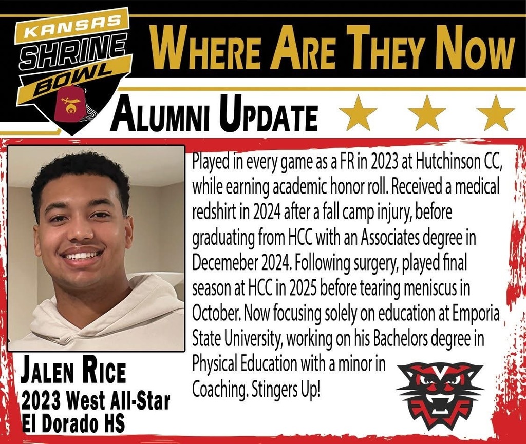KS Shrine Bowl Where Are They Now graphic of Jalen Rice