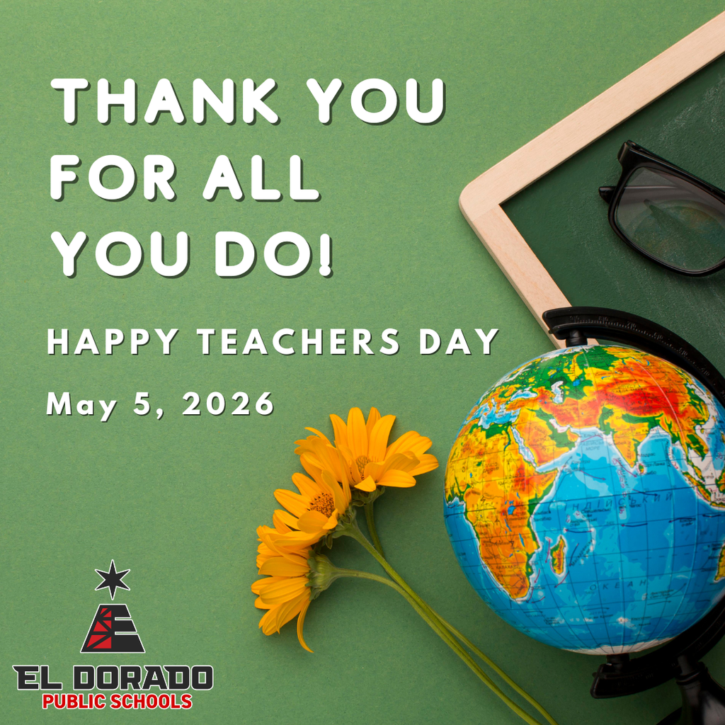 Thank you for all you do! Happy teachers Day May 5, 2026