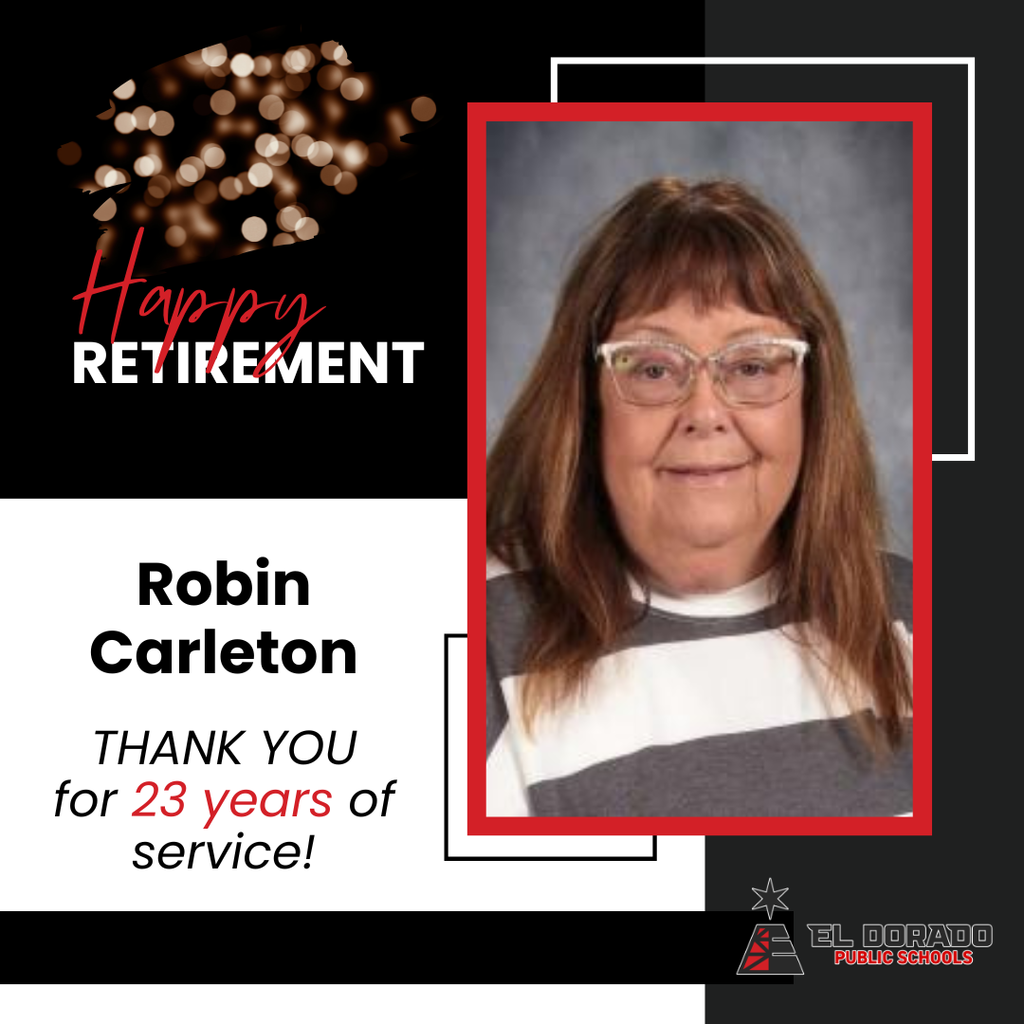 Robin Carleton retirement graphic
