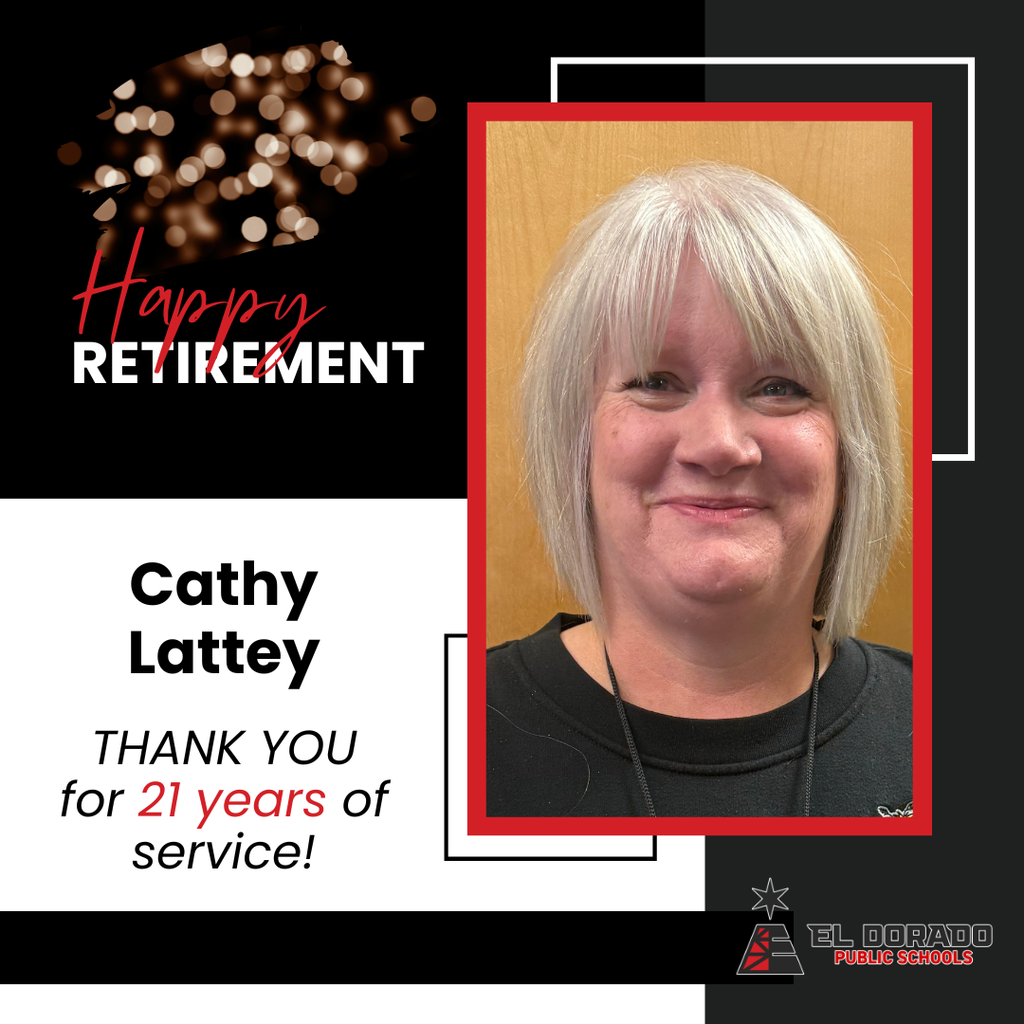 Cathy Lattey retirement graphic
