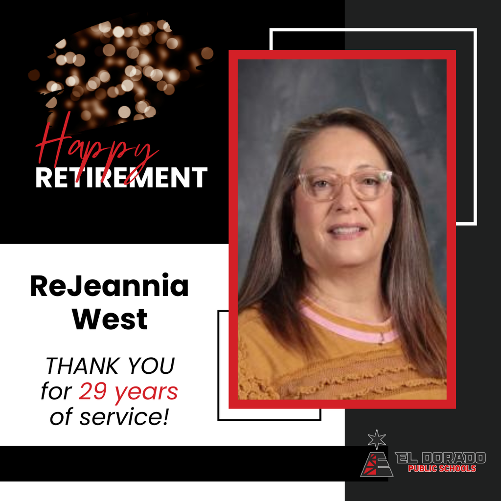 ReJeannia West retirement graphic