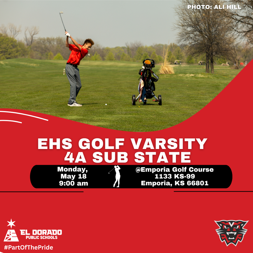 EHS varsity golf plays at sub-state in Emporia on May 18